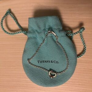 Tiffany & Co Elsa Peretti® Open Heart Bracelet in Silver, 11 mm